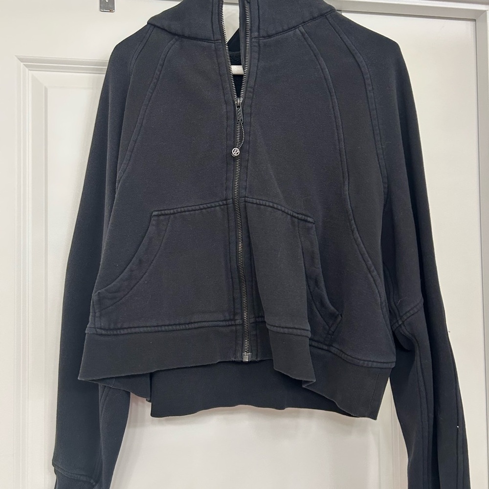 Lululemon Black Zip-Up Scuba